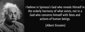 A quote from albert einstein about god.