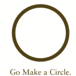 A circle with the words " go make a circle ".