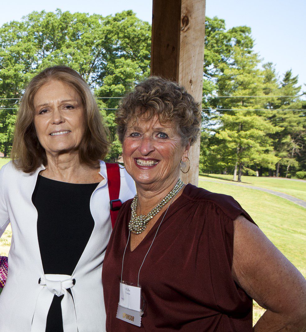 Gloria Steninem and Phyllis Patton